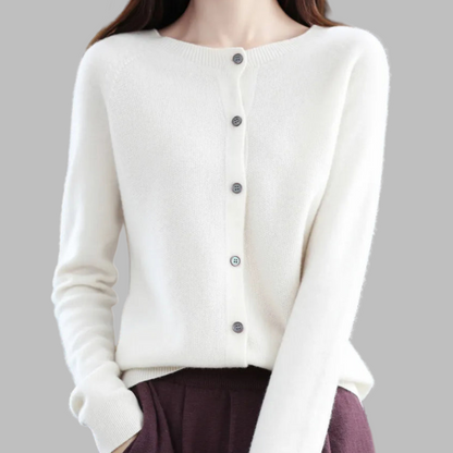 Women's O-neck Cardigan