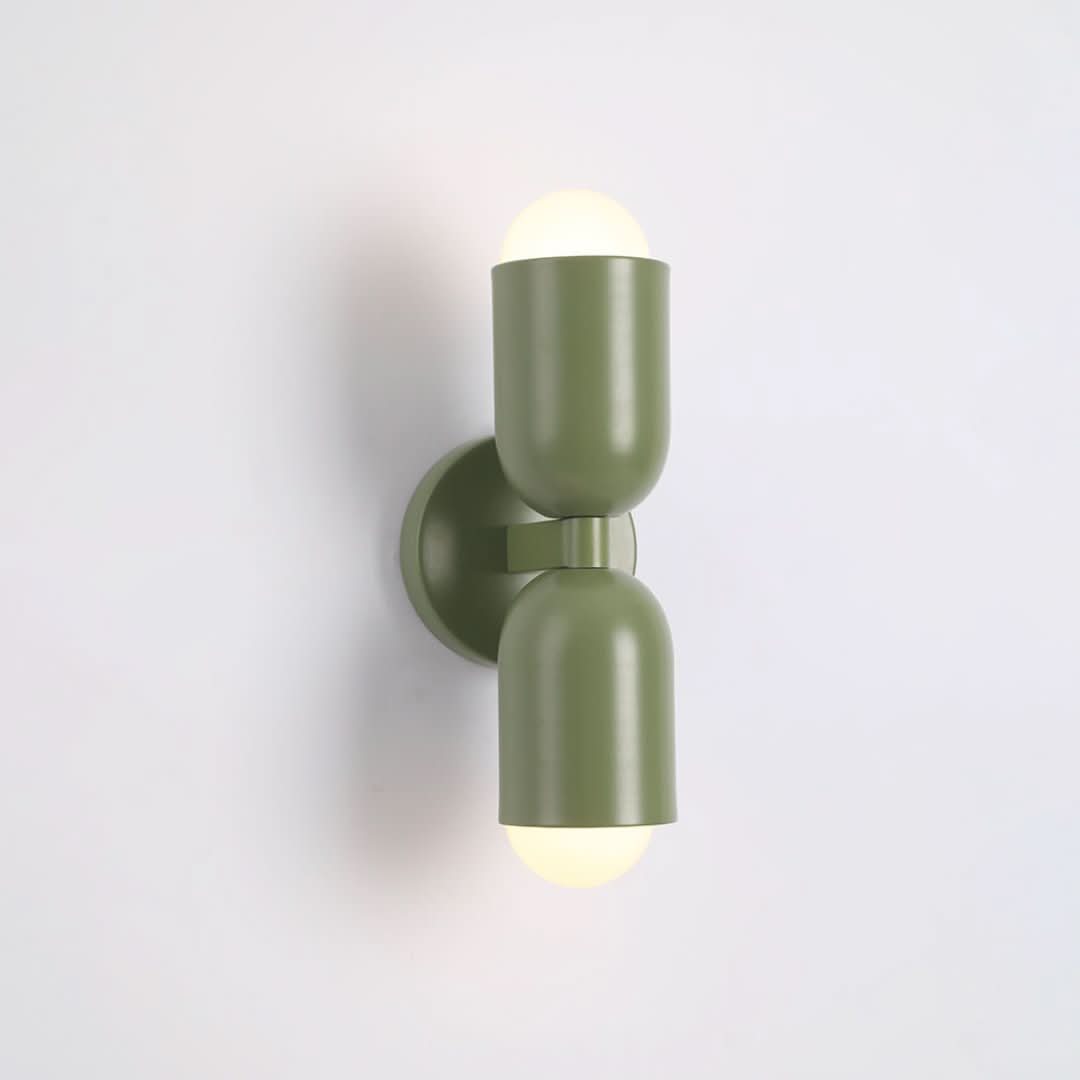 Метална LED стенна лампа с дизайн Morandi
