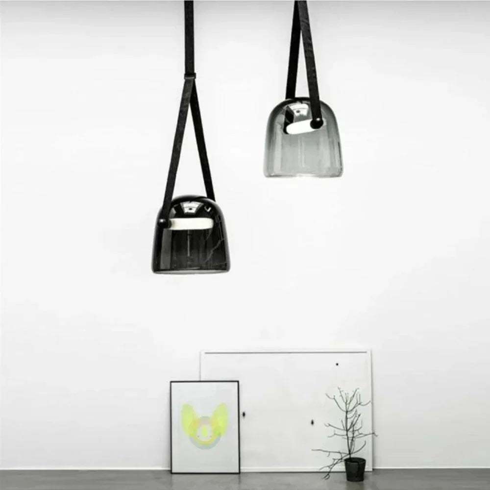 Elegante Pendelleuchte Radiance aus Glas und Metall