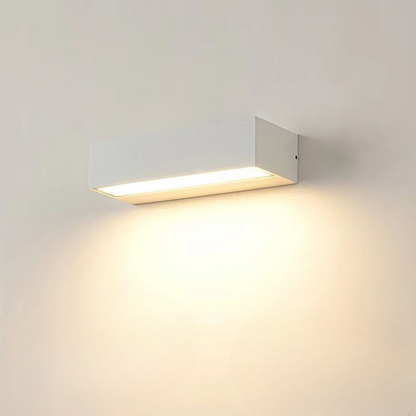 Aplique de pared LED blanco minimalista
