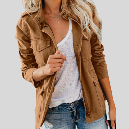 Trendy Women's Mid-Season Coat – Stylish and Comfortable for the Transitional Months