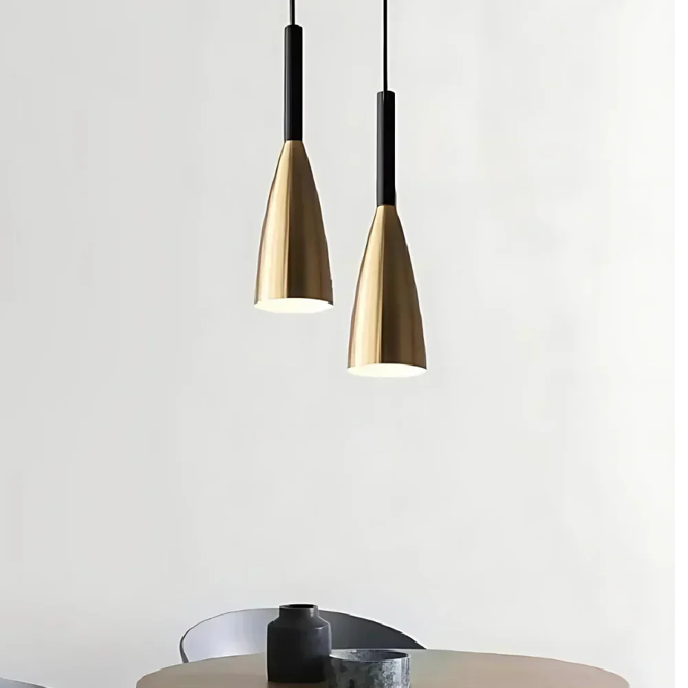 Skandinávské minimalistické železné závěsné svítidlo