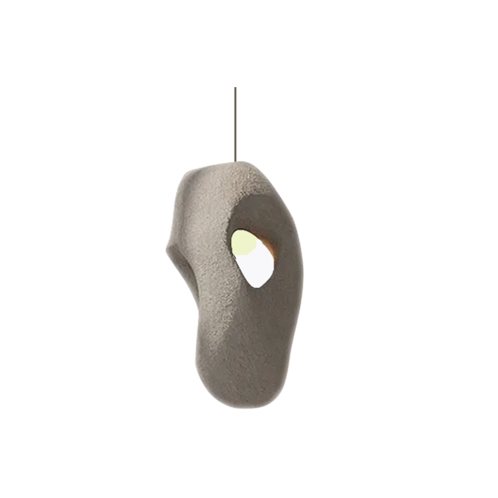 Pendant Light with Organic Style and Warm Light