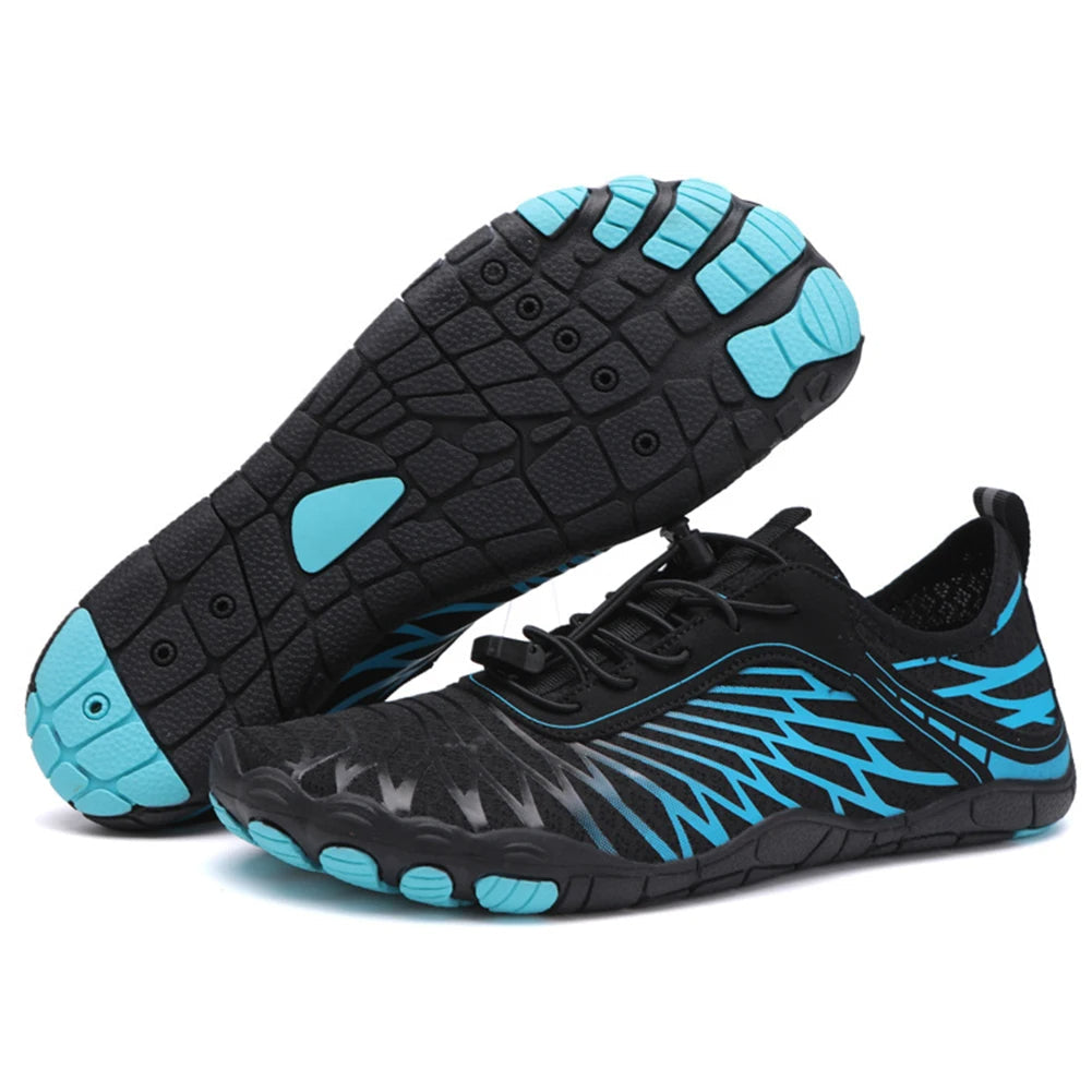 Uniseks waterschoenen met antislipzool en sneldrogend mesh