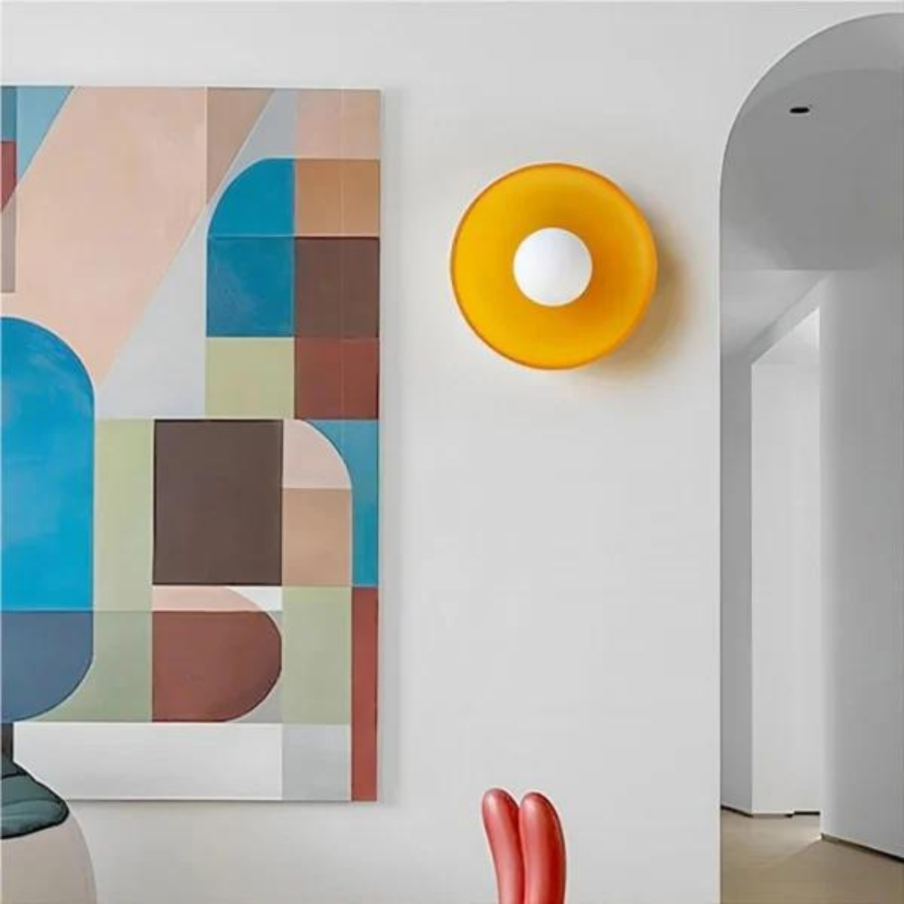 Olive Disc Wall Lamp – Modern and Elegant Design