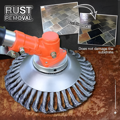 Carbon Steel Weed Brush and Trimmer - Brush Only