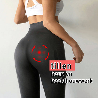 High-Waisted Compression Sports Leggings for Women