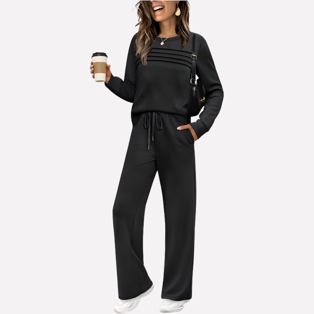 Trendy tweedelige loungeset voor dames – perfect om te ontspannen