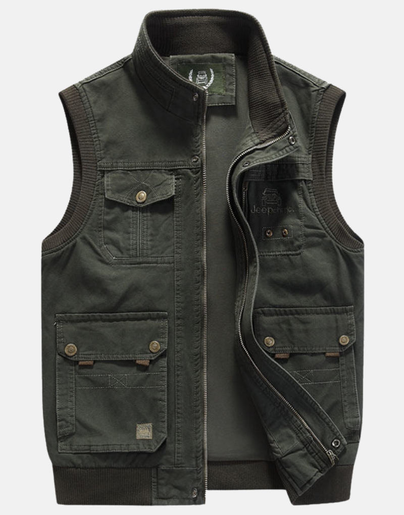 Utility-Weste für Herren mit mehreren Taschen
