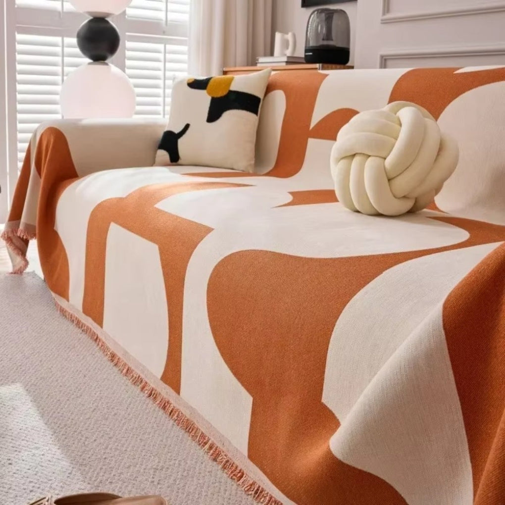Modern Geometric Sofa Cover