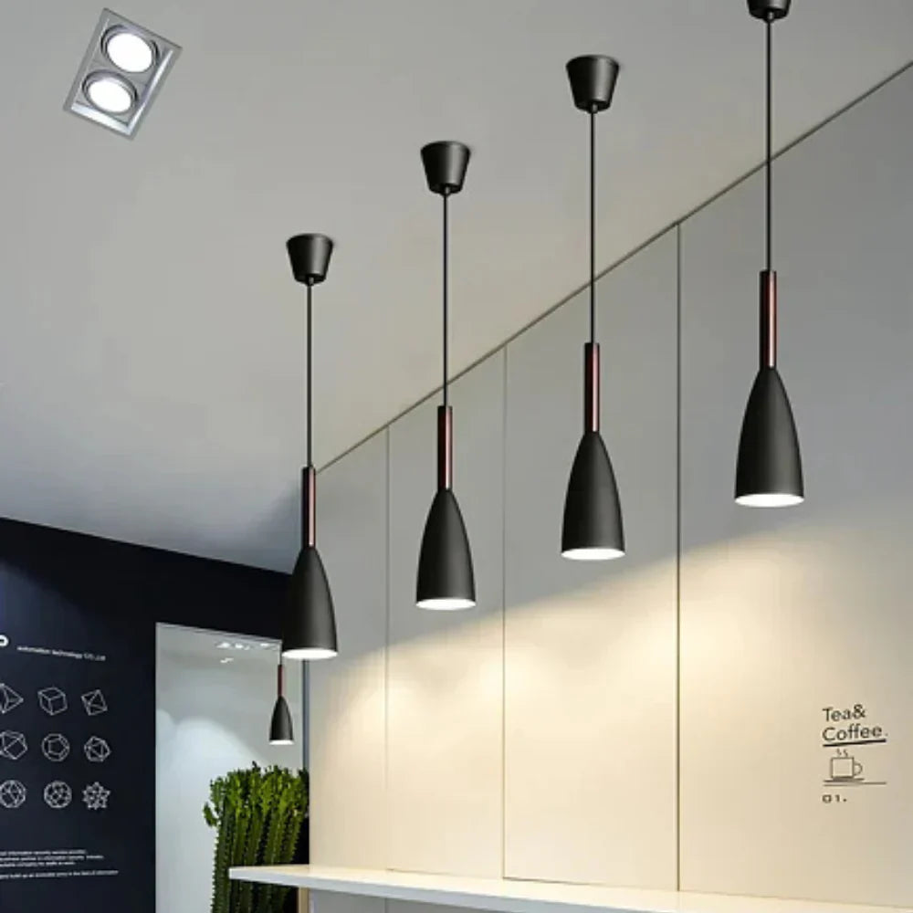 Scandinavian Minimalist Iron Pendant Light