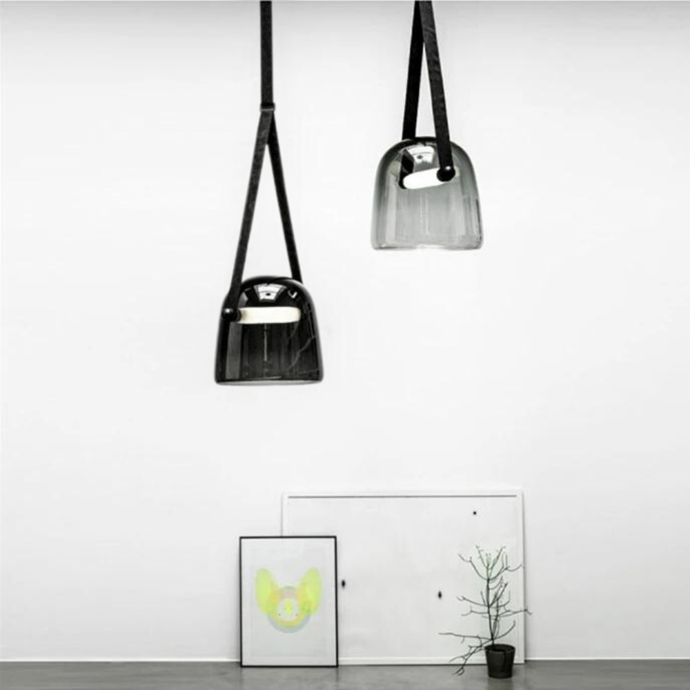 Elegante Pendelleuchte Radiance aus Glas und Metall
