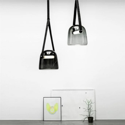 Elegante Pendelleuchte Radiance aus Glas und Metall
