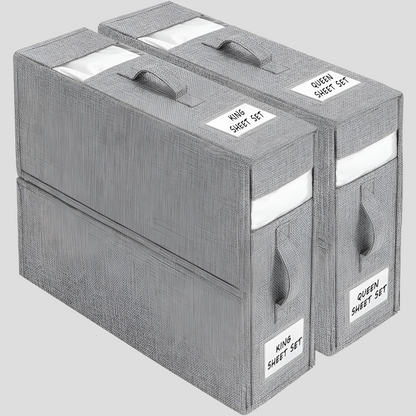 Faltbare Bettlaken-Organizer-Box