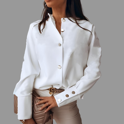 Women's Padded Shirt with Buttons – Stylish and Comfortable