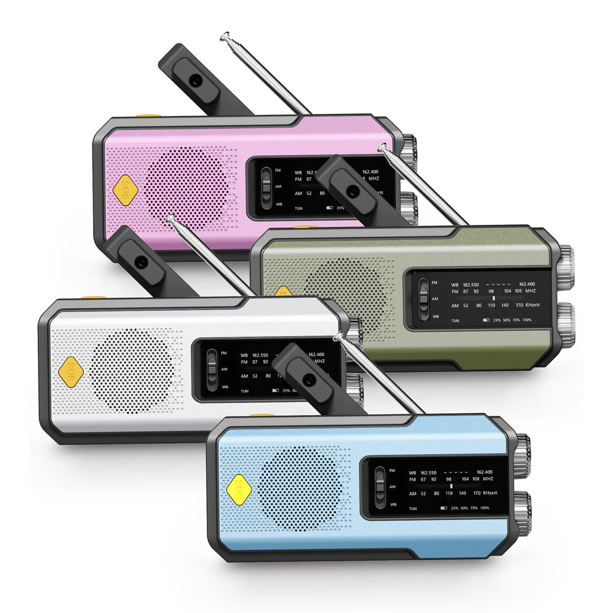 Daykit Portable AM/FM Radio – With Solar Panel and Torch