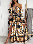 Rebecca - Zomerse jurk met blote schouders