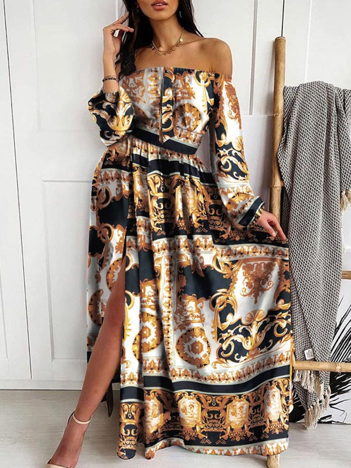 Rebecca - Zomerse jurk met blote schouders