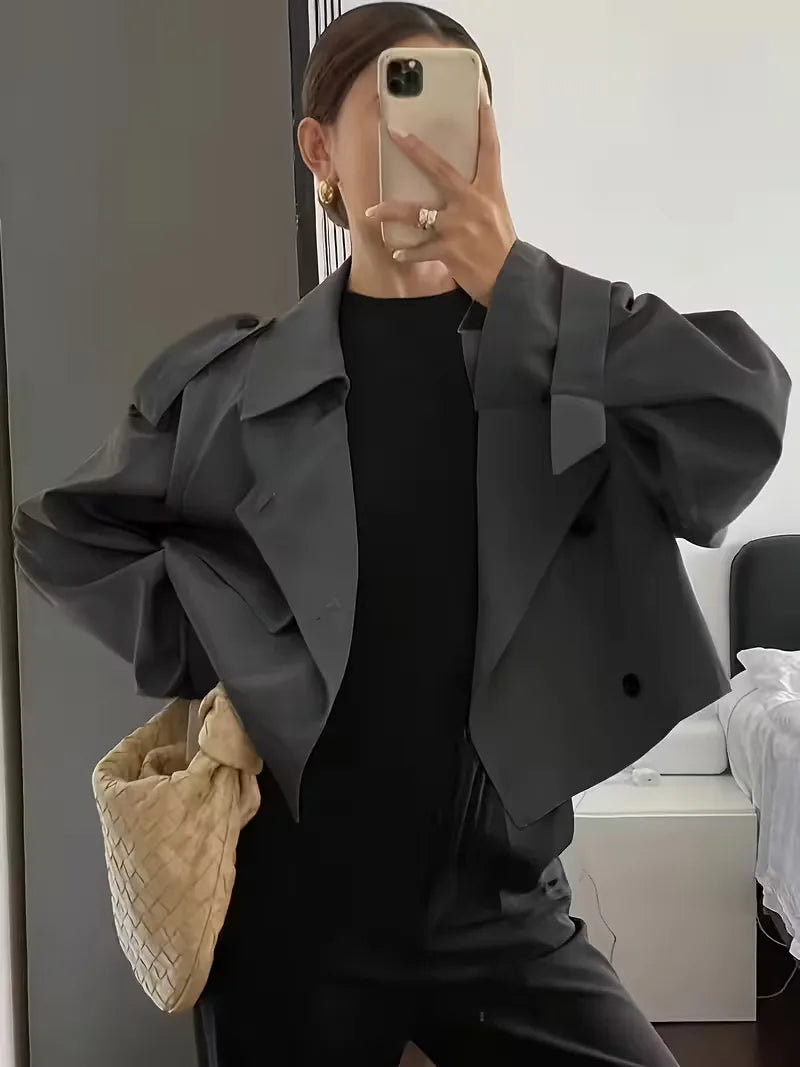 Oversized Fit Trench Coat