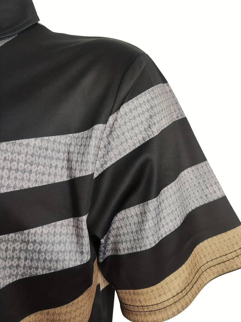 Men's Polo with 1/4 Buttons in Vintage Style - Gunter