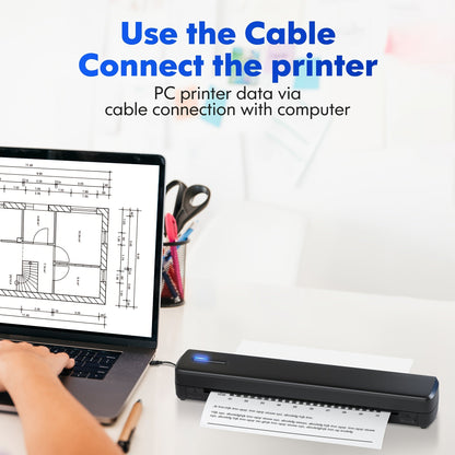 MiniThermo Wireless Printer – Compact Printing Convenience for On-the-Go