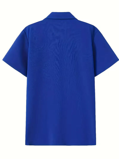 Chemise à manches courtes noire