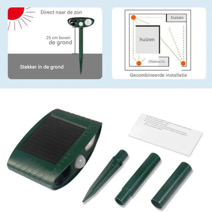 Motion-Activated Solar Ultrasonic Deer Repeller