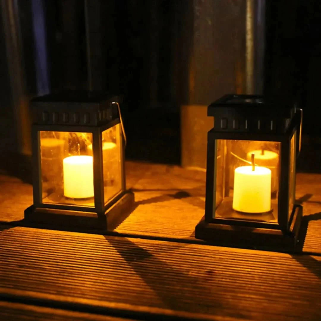 SunCandle - solárny lampáš v tvare sviečky