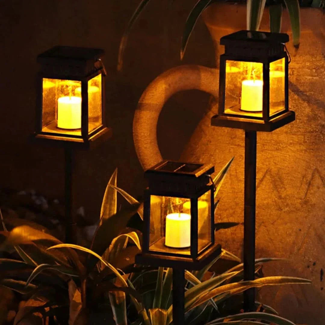 SunCandle - solárny lampáš v tvare sviečky