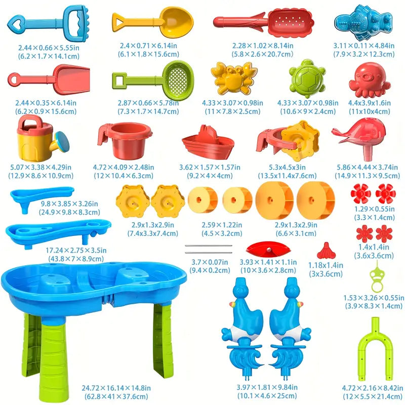 3-Layer Sand and Water Table