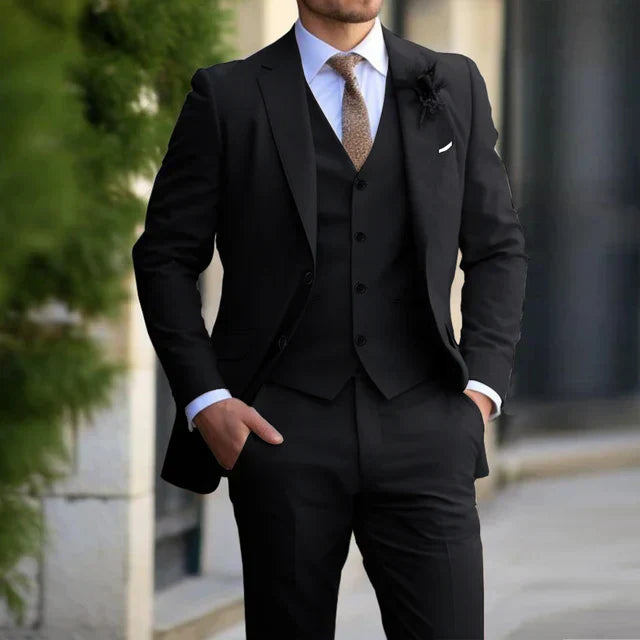 3-Piece Set for Men | Business Blazer | Waistcoat | Trousers