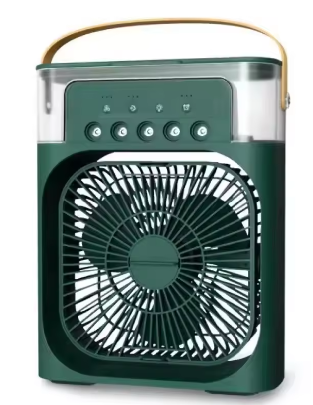 3-in-1 Portable USB Fan with Humidifier and LED Night Light