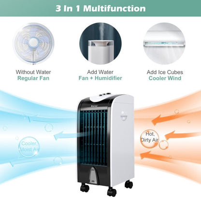 Enfriador evaporativo compacto 3 en 1