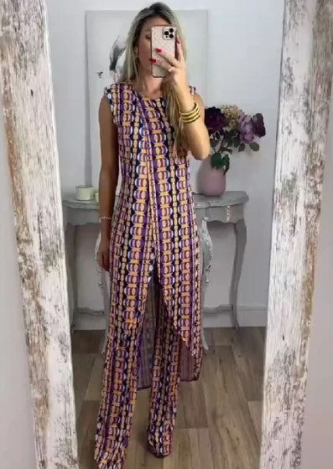 Buvala - Fato confortável com estampado