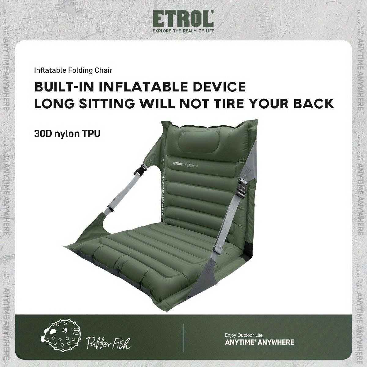 Sillón inflable AirComfort – Ajustable y compacto