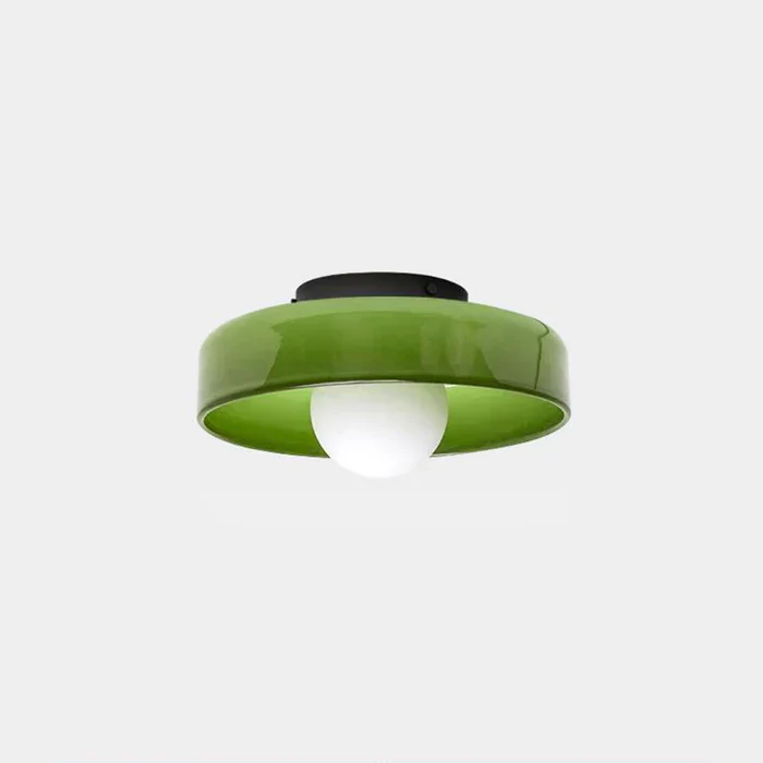 Plafón redondo moderno de cristal – Diseño elegante y atemporal