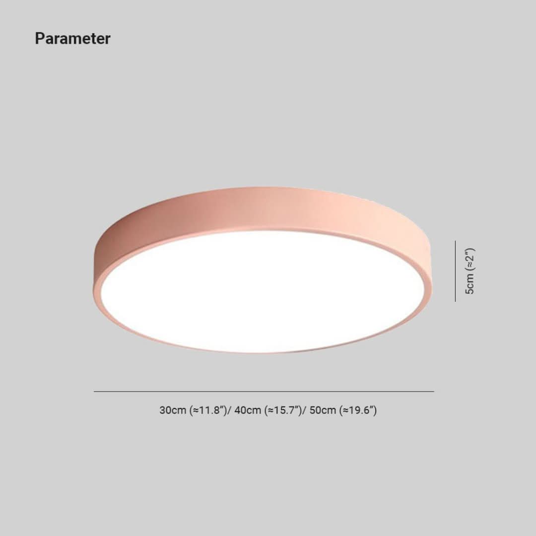 Morandi Modern Round LED Ceiling Light