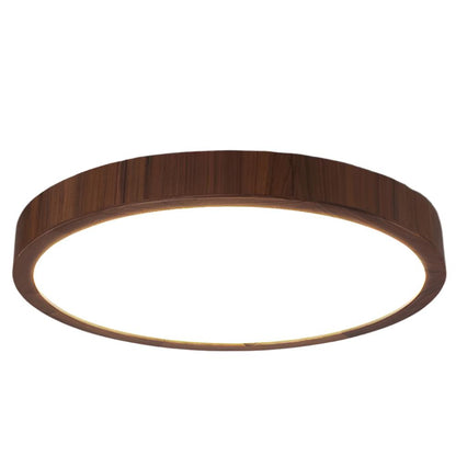 Black Walnut Ceiling Lamp with Dimmable LED