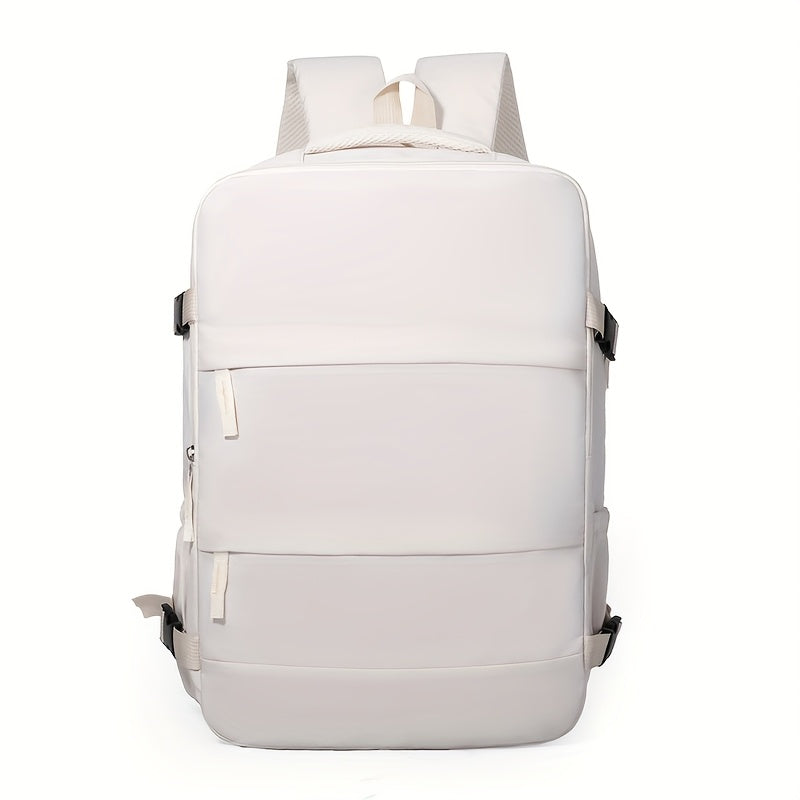 Mochila de viaje con apertura de 180° y compartimento para zapatos