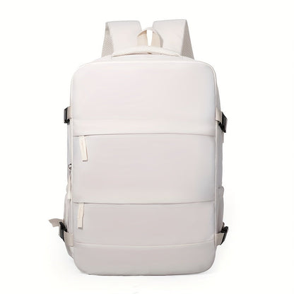 Mochila de viaje con apertura de 180° y compartimento para zapatos