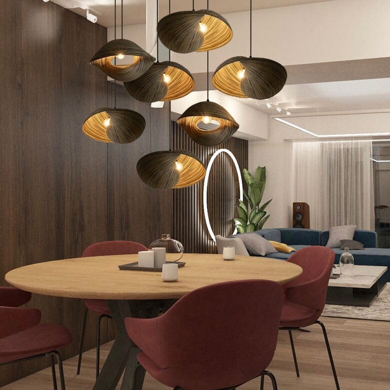 Thai Bamboo Pendant Lamp – Natural and Elegant