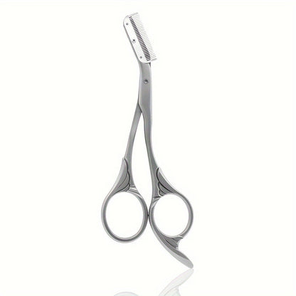 Precision Eyebrow Scissors with Comb – Hygienic and Effective