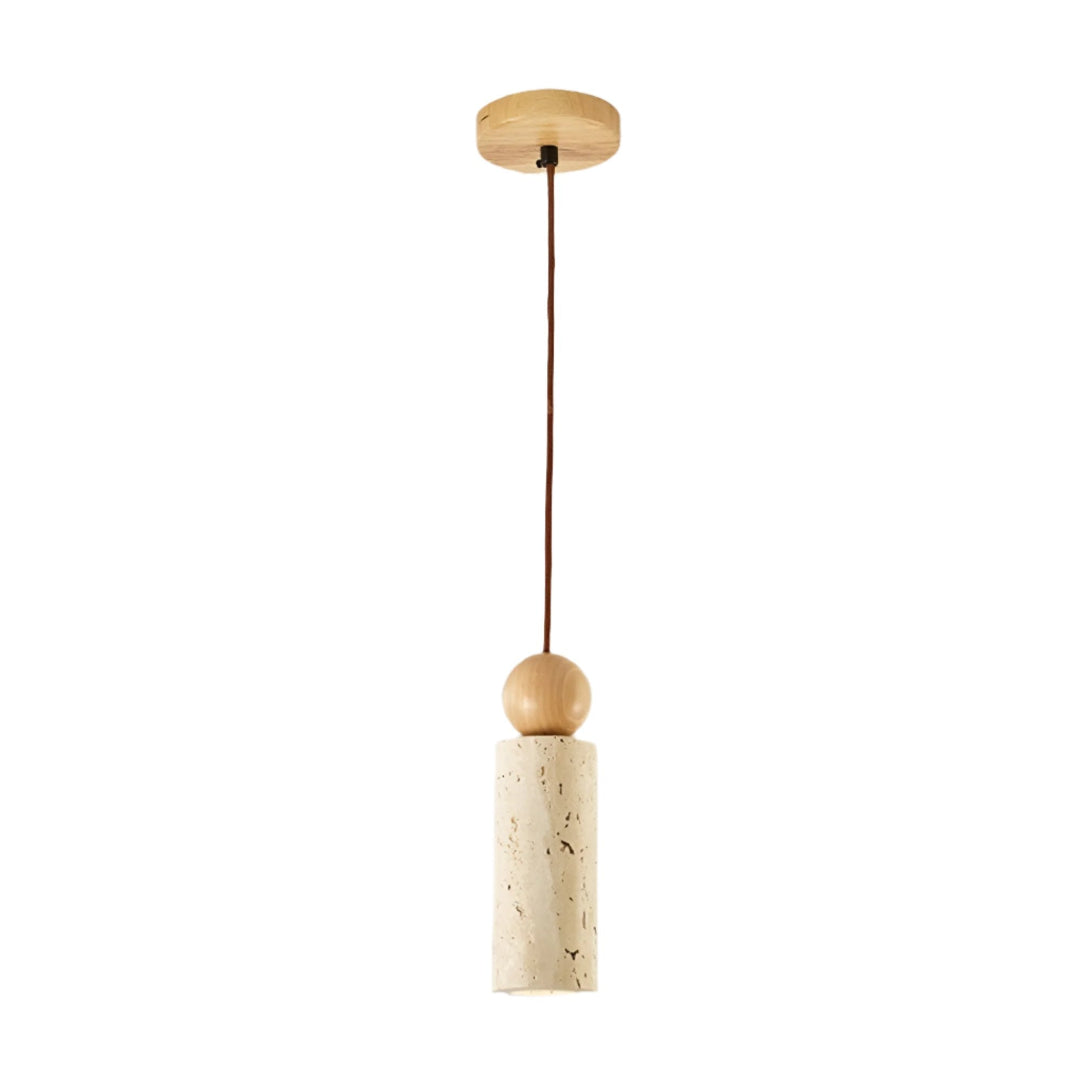 Modern Travertine Pendant Light in Japanese Style – Elegance and Tranquillity