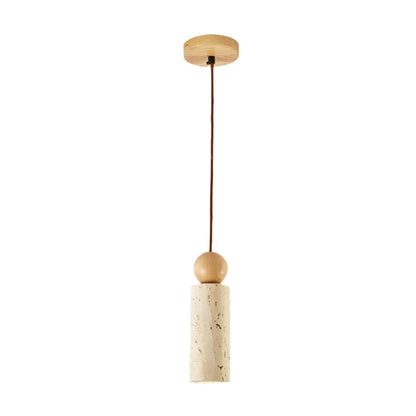 Modern Travertine Pendant Light in Japanese Style – Elegance and Tranquillity