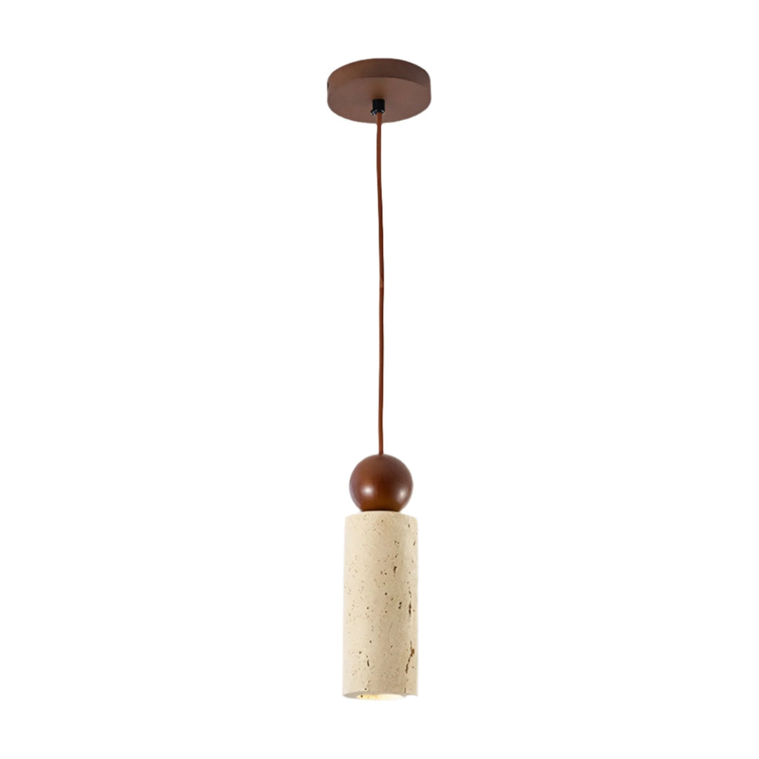 Modern Travertine Pendant Light in Japanese Style – Elegance and Tranquillity