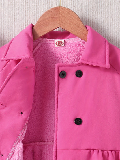 Toddler Girls' Winter Coat with Fleece Lining - Sabine