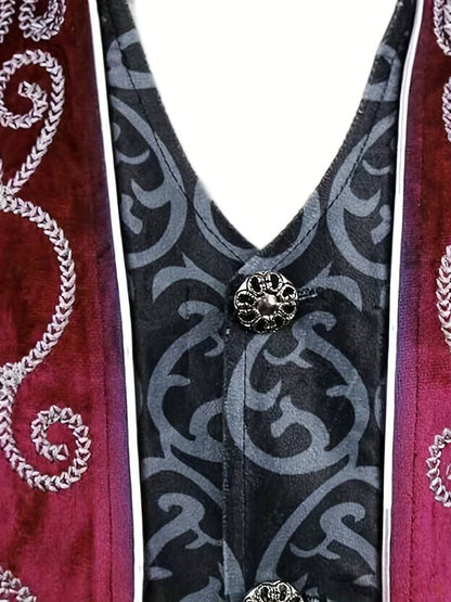 Gothic blazer Halloween medieval costume steampunk jacket for men - Manuelo