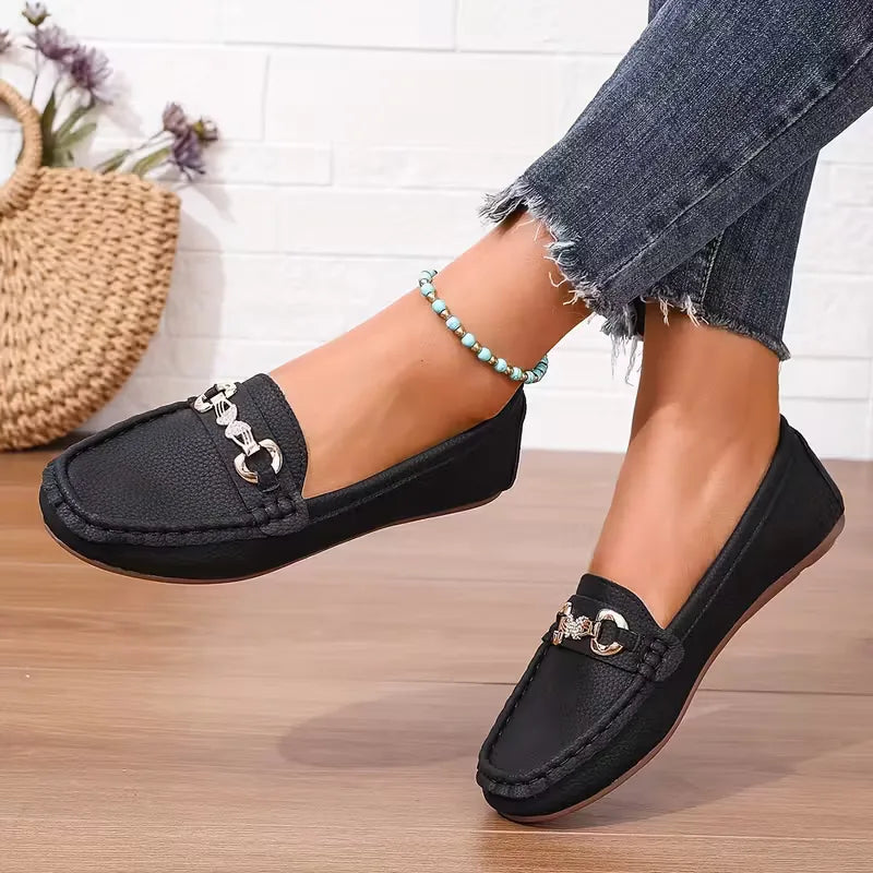 Loafers with Bow Detail