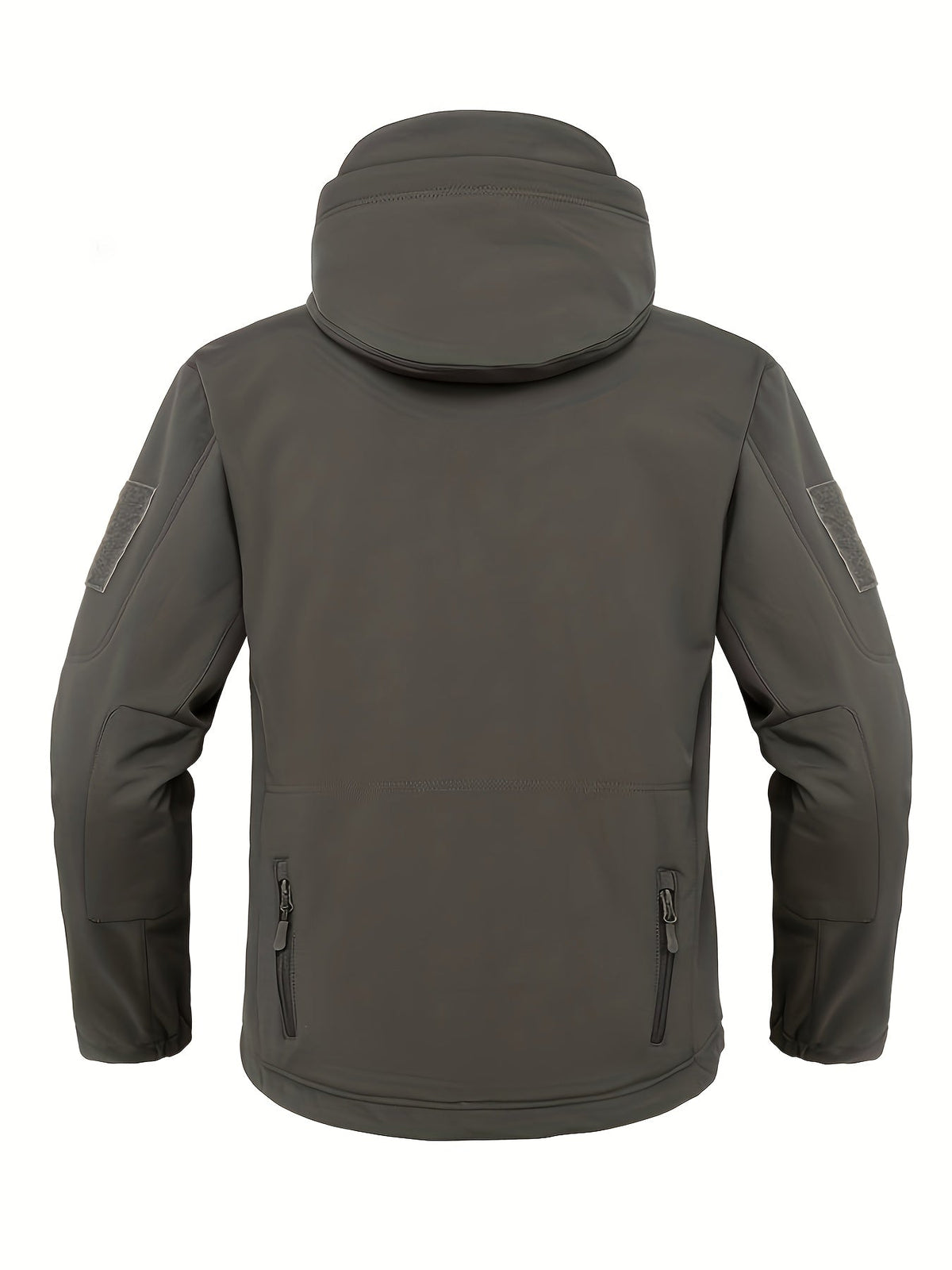 Chaqueta softshell para hombre para actividades al aire libre, con capucha y forro cálido cortavientos