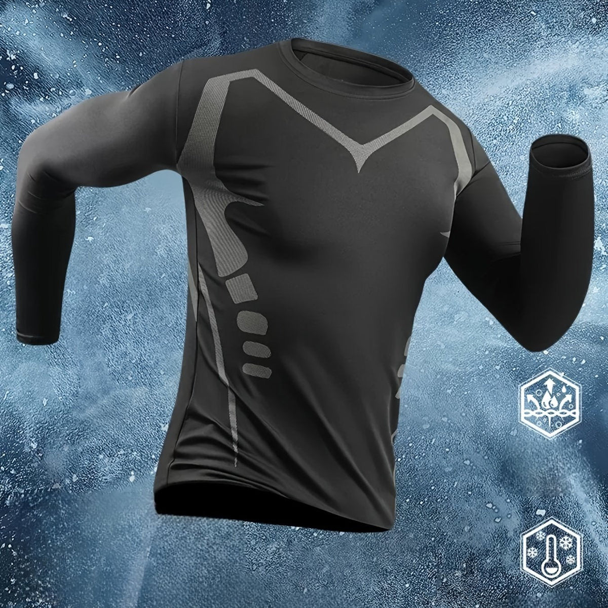 Velocity Pro Thermo-Sportshirt für Herren – atmungsaktiv, warm und leistungsorientiert